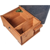 Inside of Hedgehog Box showing camera placement