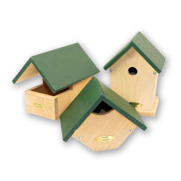 Apex bird nest box triple value pack