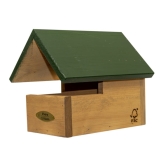 Blackbird nest box with deep cut viewing windows