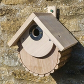 Forest bird nest box and feeder